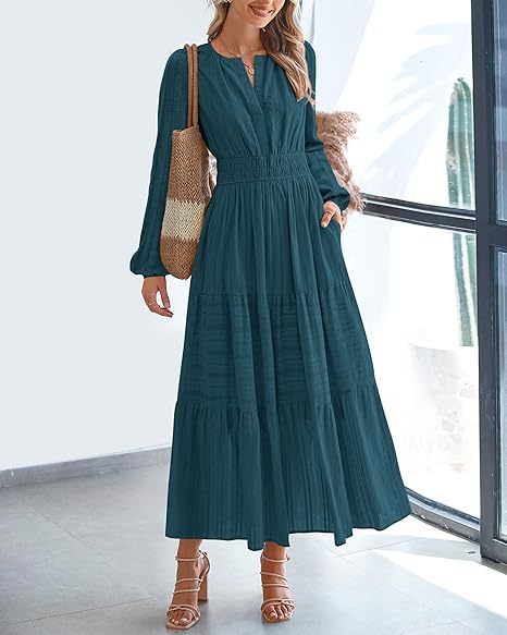 Damen Maxikleid Sovae