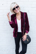 Damen Veloursblazer Sovae