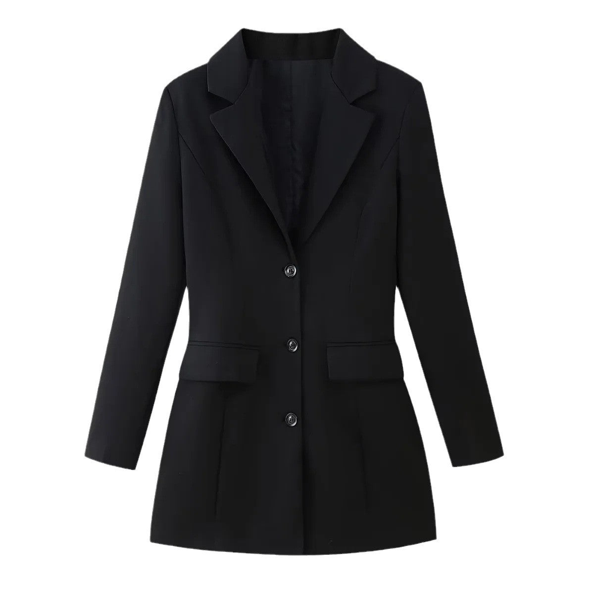 Damen elegante Blazerjacke mit tailliertem Schnitt und modernen Details Sovae