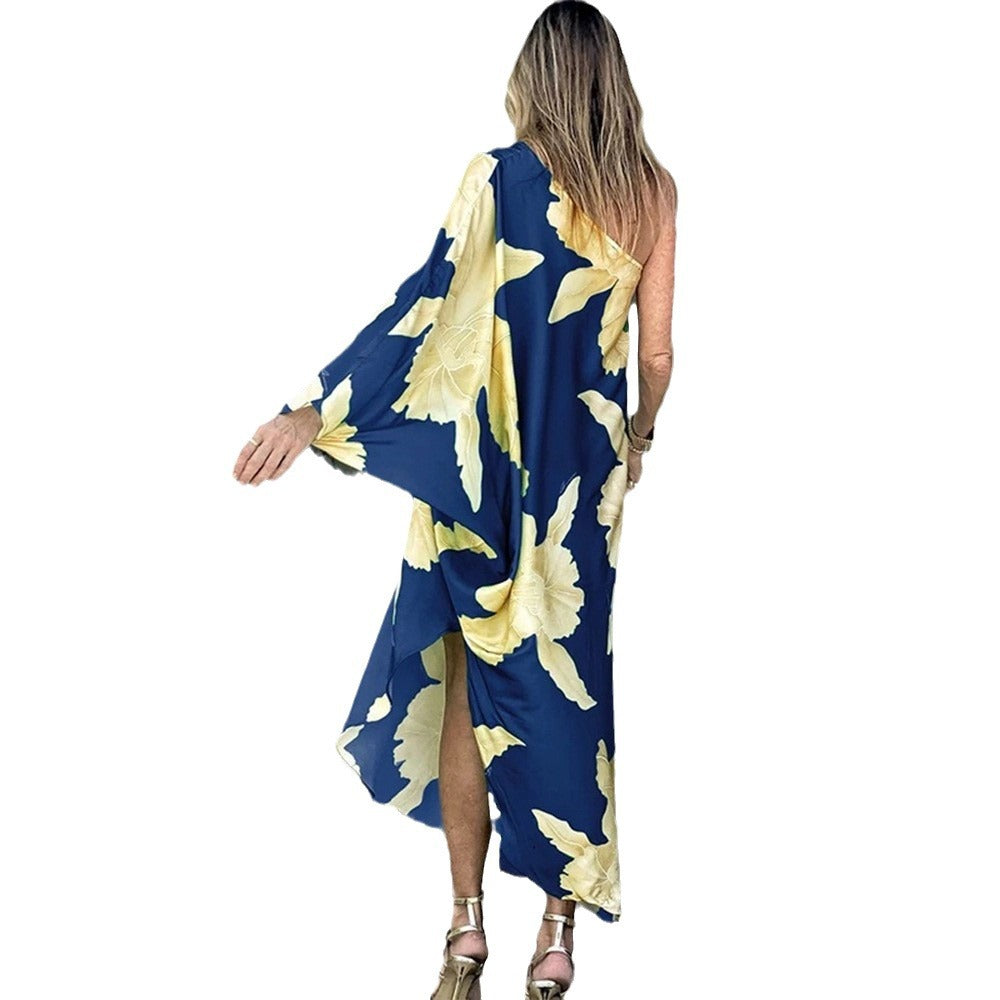 Damen Maxikleid im luftigen Bohostil mit floralem Muster Sovae