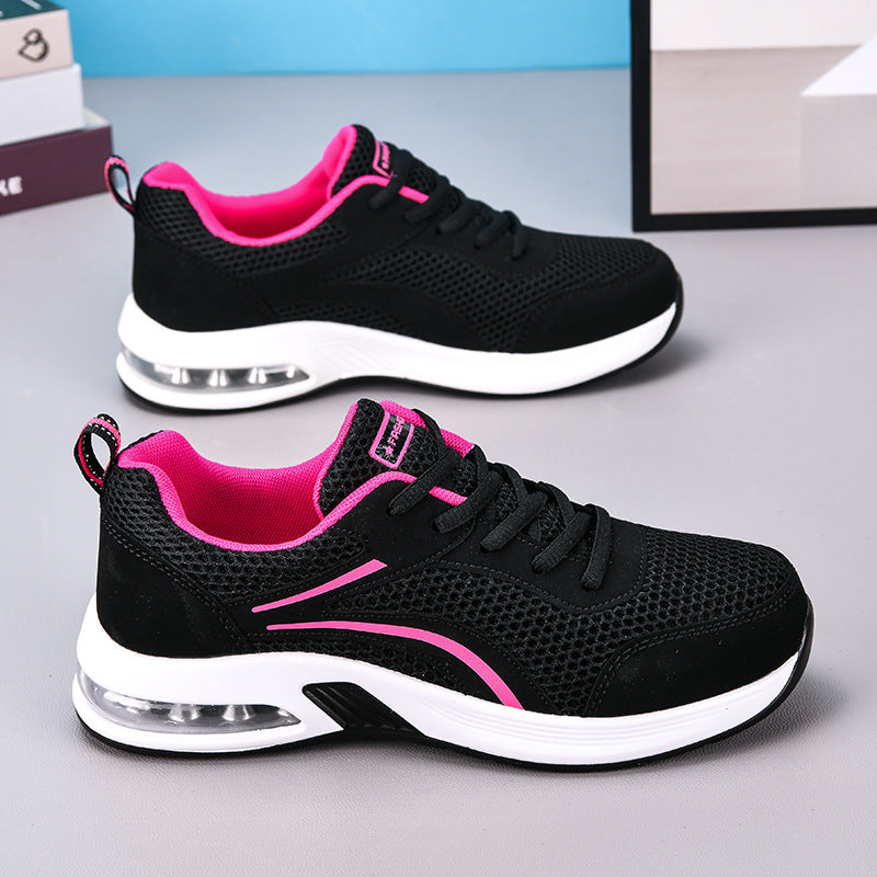 Damen Lauf-Sneaker mit atmungsaktivem Mesh-Obermaterial und dämpfender Sohle Sovae