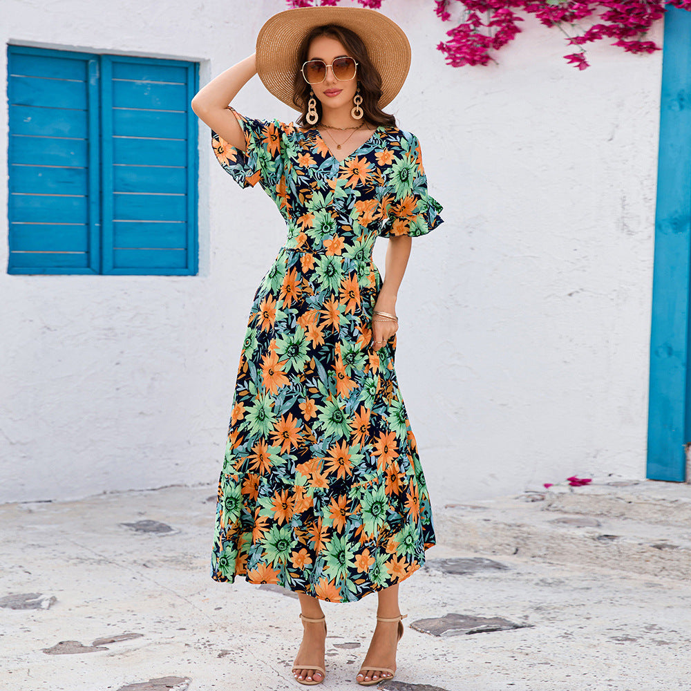 Damen Maxi-Kleid Sovae