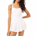 Damen sportliches Kleid mit elastischem Bund Sovae