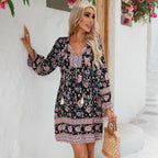 Damen Blusenkleid Sovae