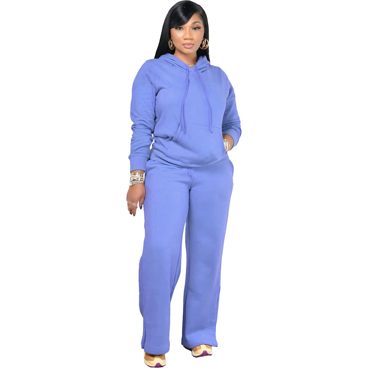 Damen entspannter Hooded Sweatsuit Sovae