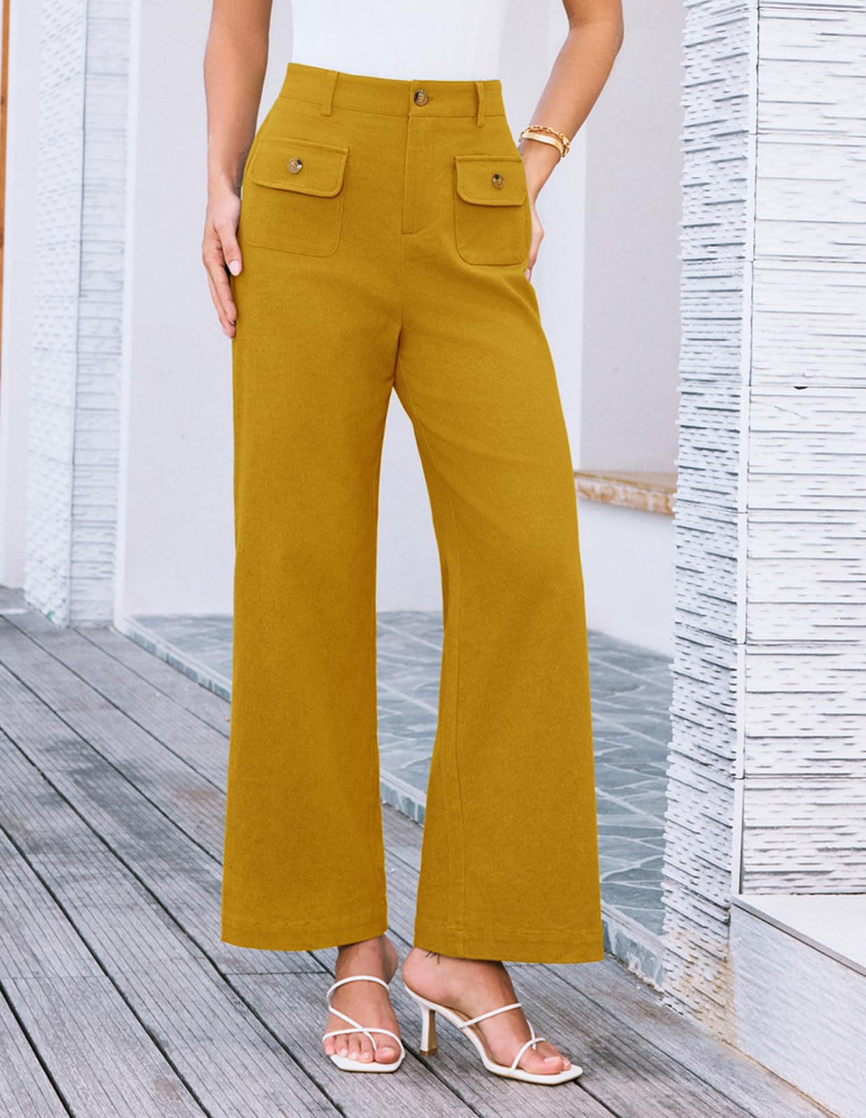 Damen Weitgeschnittene Cargo-Hose Sovae