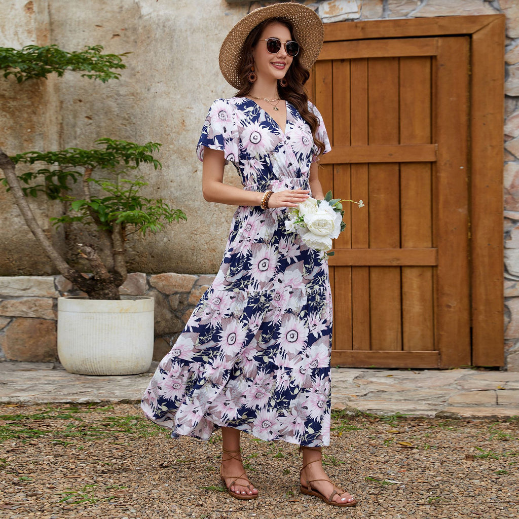 Damen Maxikleid Sovae