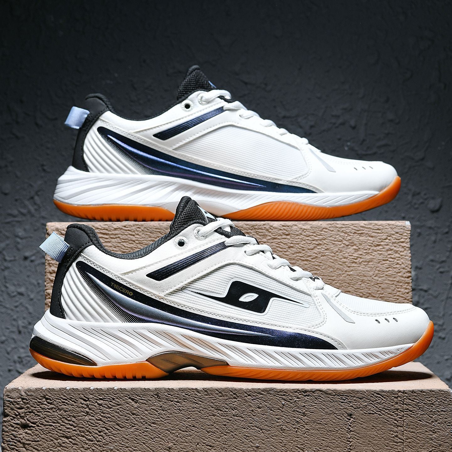 Damen Sportliche Hallenschuhe mit rutschfester Sohle und atmungsaktiver Konstruktion Sovae