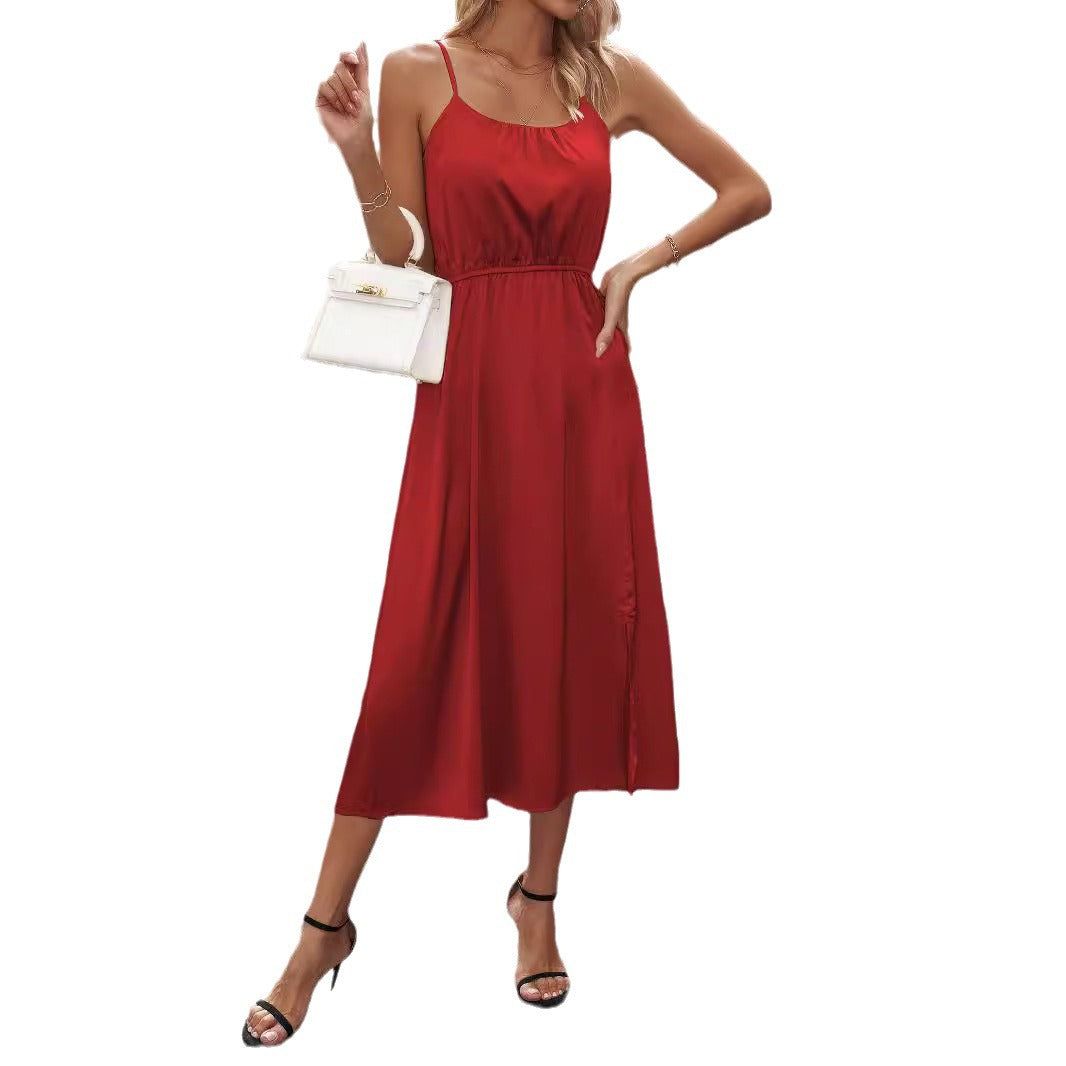 Damen Midikleid Sovae