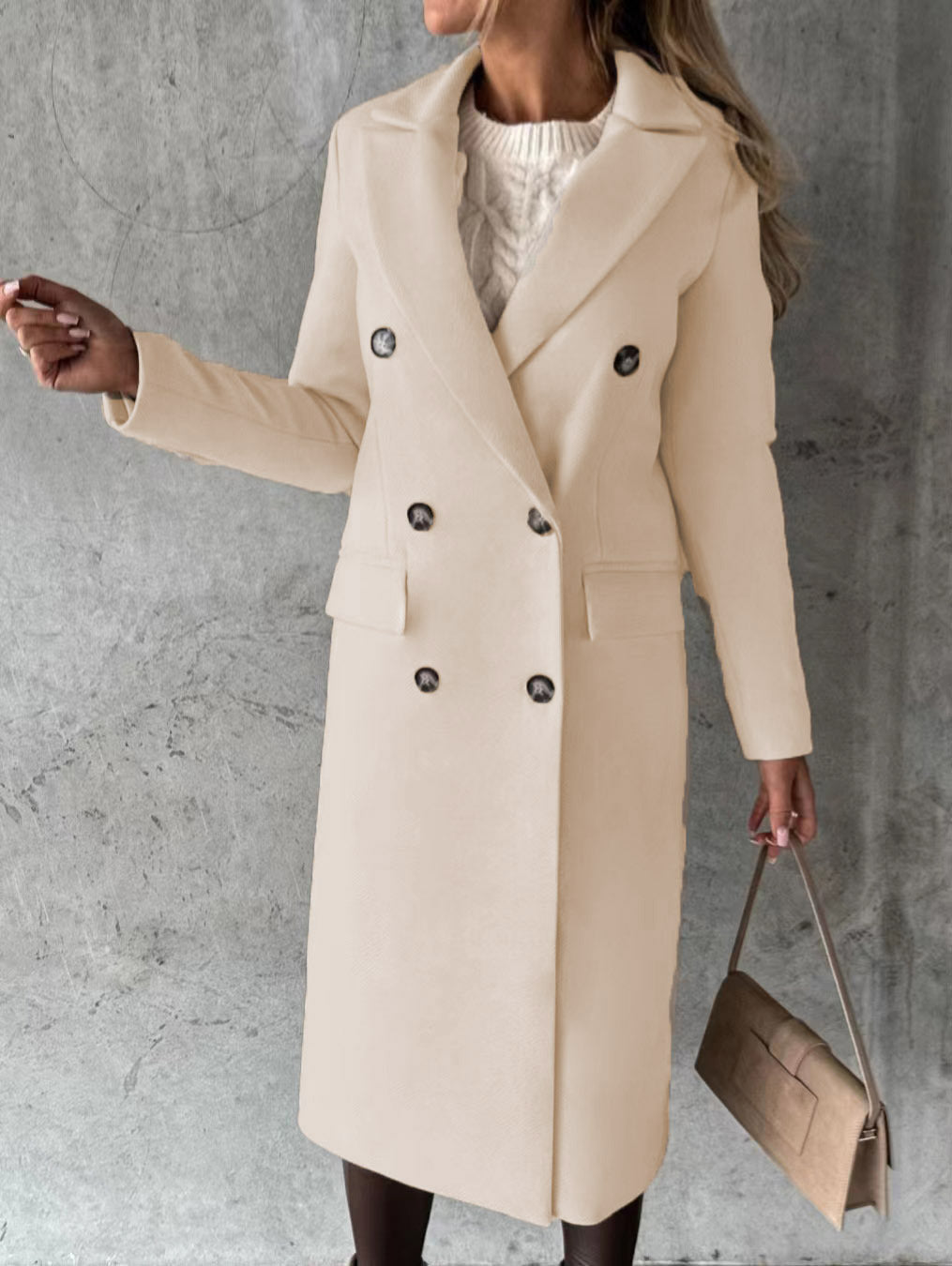 Damen Eleganter und modischer doppelter Blazer Sovae