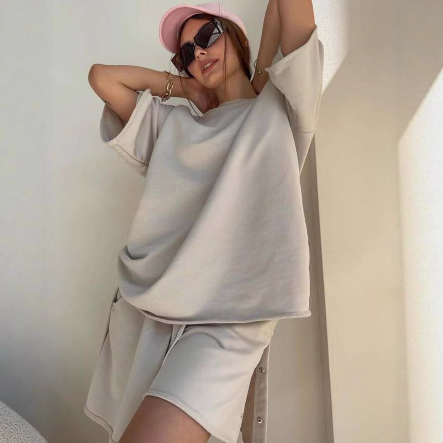 Damen Oversized Freizeitsport Set Sovae