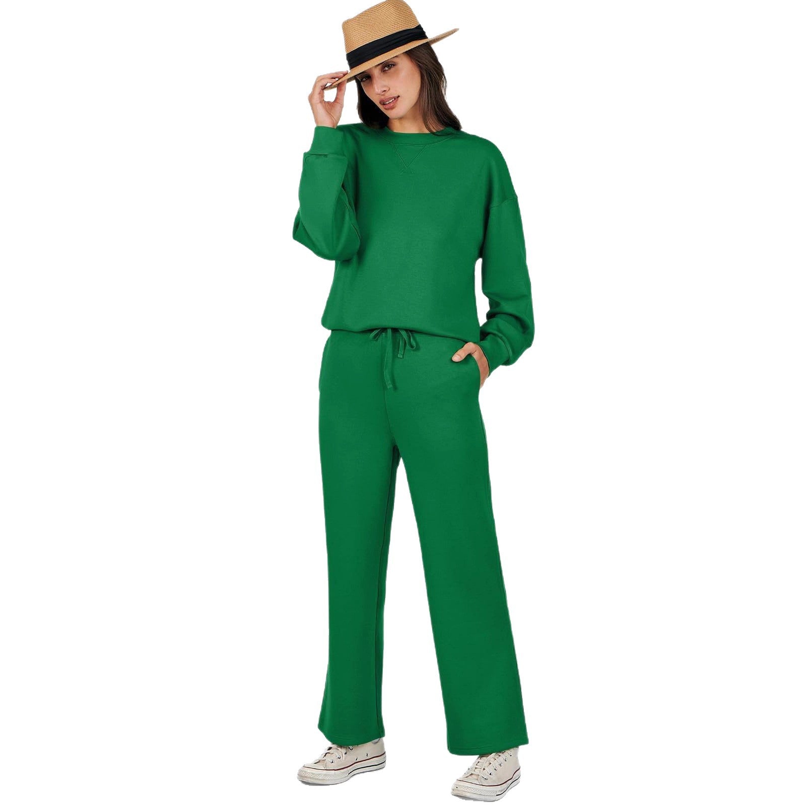 Damen bequemer Sweatsuit mit weitem Schnitt Sovae