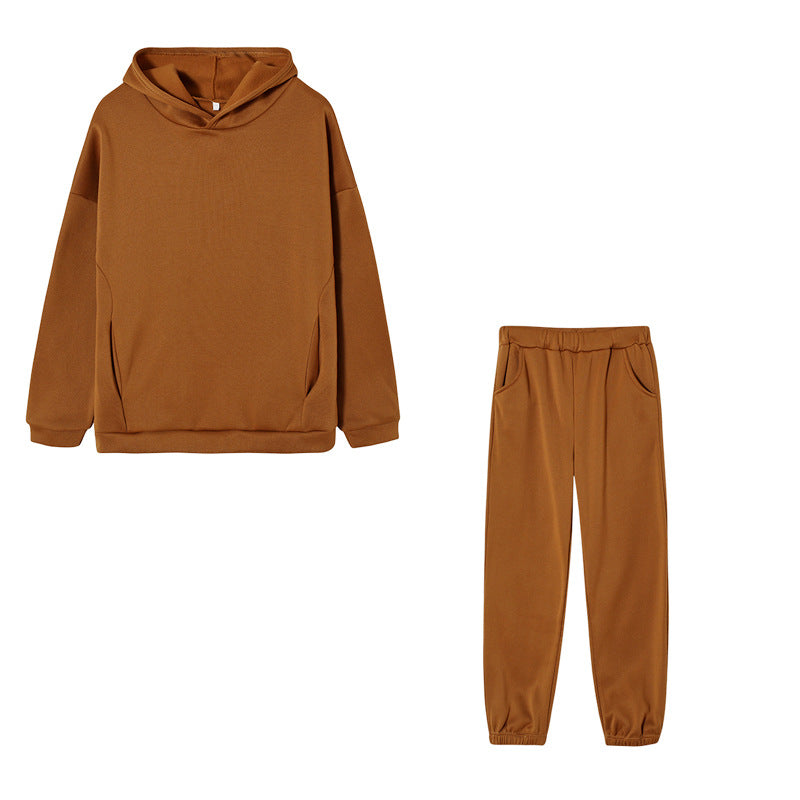 Damen Freizeit-Hoodie-Set mit elastischem Bund und praktischen Taschen Sovae