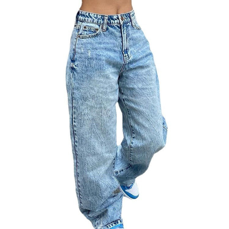 Damen Locker geschnittene Stoffhose Sovae