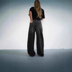 Damen Weit geschnittene Jeans mit strapazierfähigem Denim Sovae