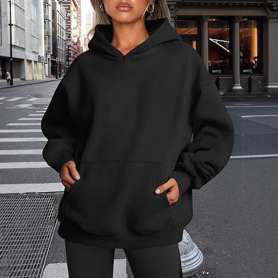 Damen kuscheliger Oversized Hoodie Sovae