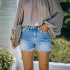 Damen Denim-Shorts Sovae