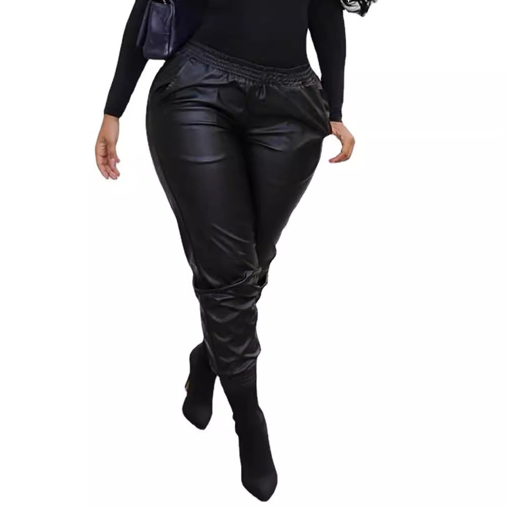 Damen sportliche Lounge-Hosen mit Raffung Sovae