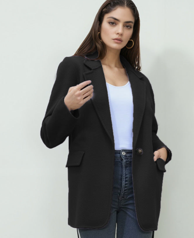 Damen modische Blazerjacke Sovae