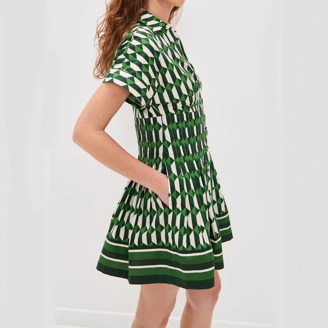 Damen Kunstleder Jumpsuit mit raffinierten Faltendetails Sovae