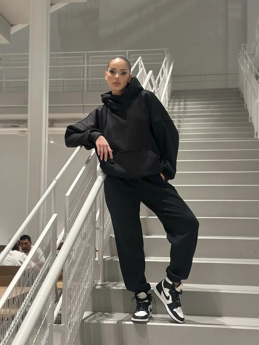 Damen Hoodies und Jogginghose Set Sovae