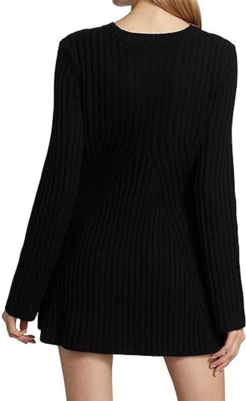 Damen Strickpullover mit raffiniertem Rippdesign Sovae