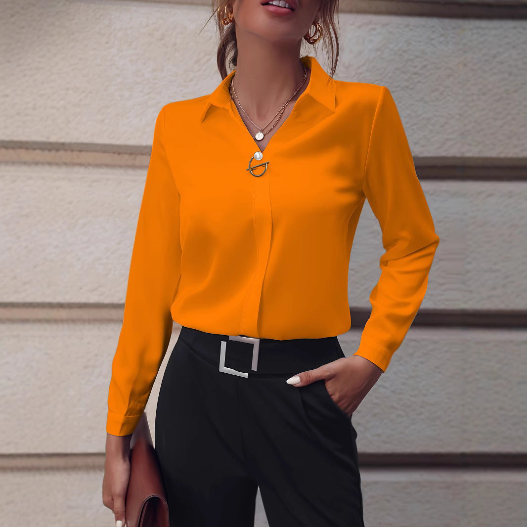 Damen elegante Bluse mit zeitlosem Design Sovae