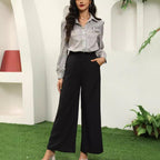 Damen weite Stoffhose Sovae