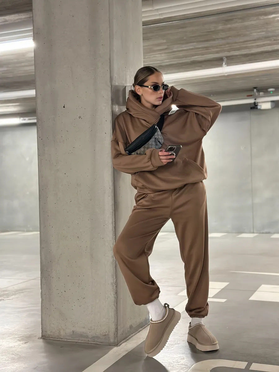 Damen Hoodies und Jogginghose Set Sovae