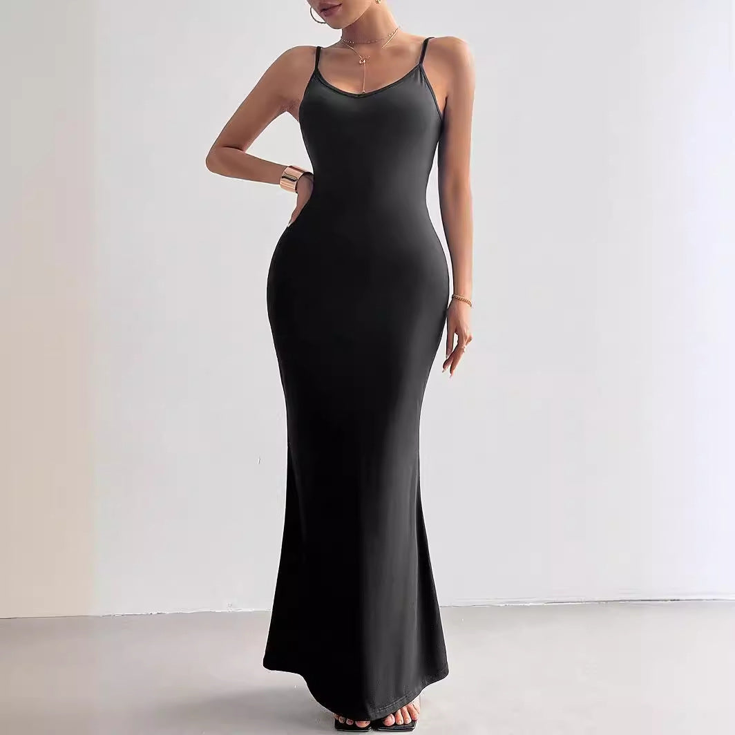 Damen Maxikleid Sovae