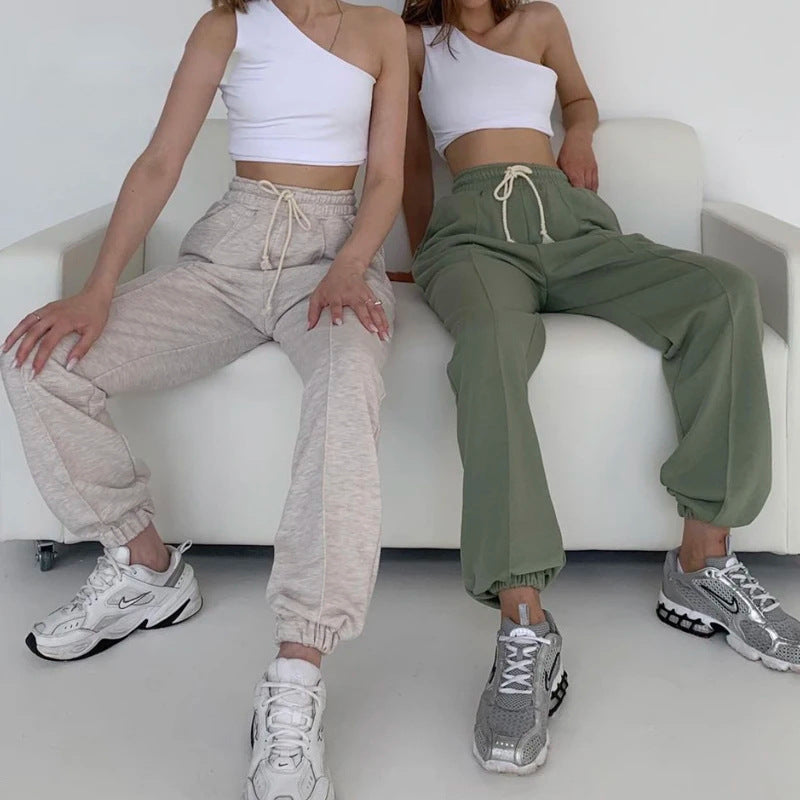 Damen Sporthose mit elastischem Bund und seitlichen Taschen Sovae
