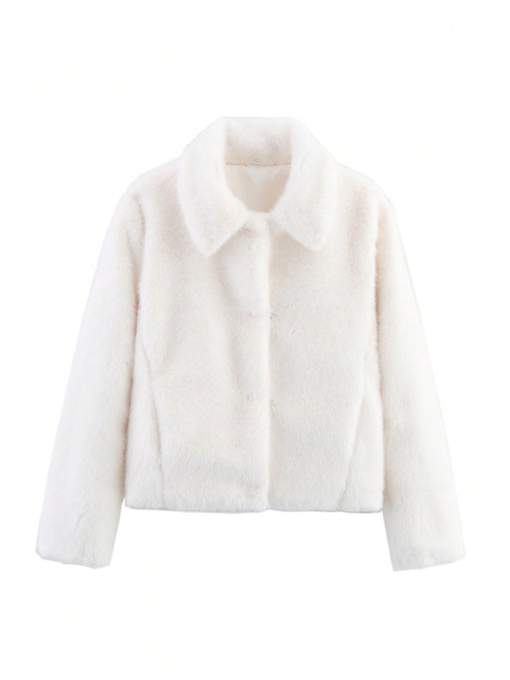 Damen gemütliche und stylische Kurzjacke aus Kunstfell Sovae