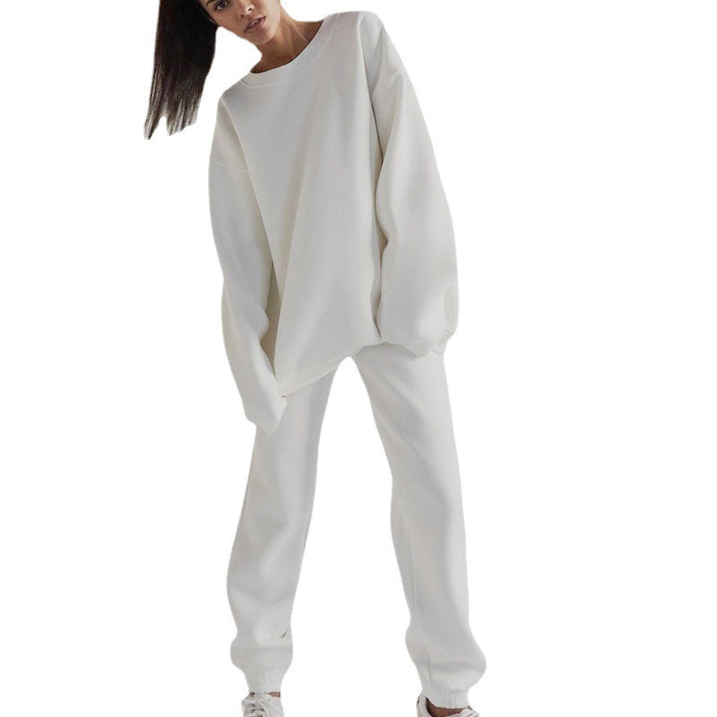 Damen lässiges und bequemes Oversized-Fleece-Set Sovae