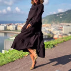 Damen Midikleid mit raffinierten Volantdetails Sovae