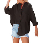 Damenlässiges Oversized-Hemd Sovae