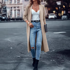 Damen Langstrickjacke Sovae