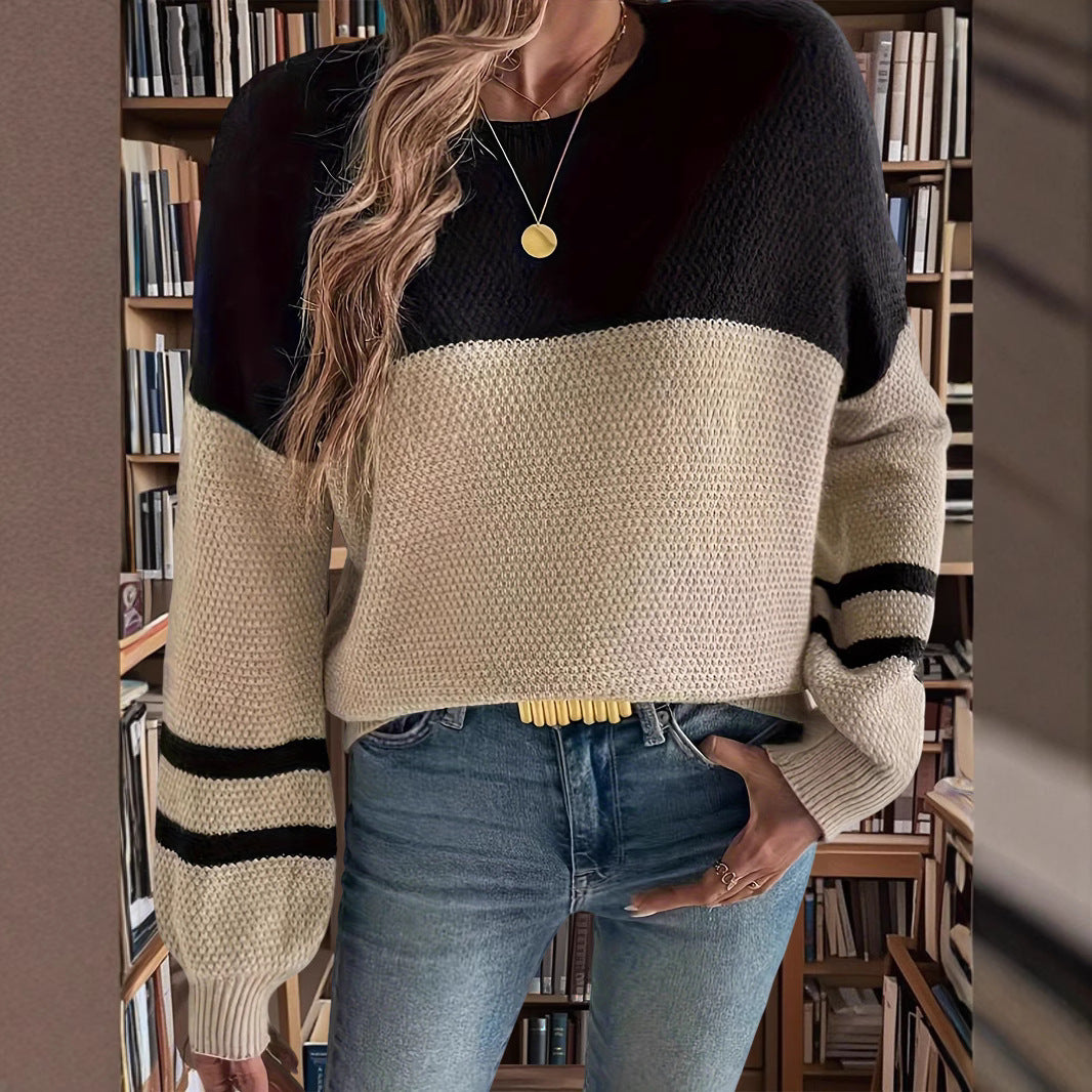 Damen hochwertiger, gestrickter Pullover Sovae