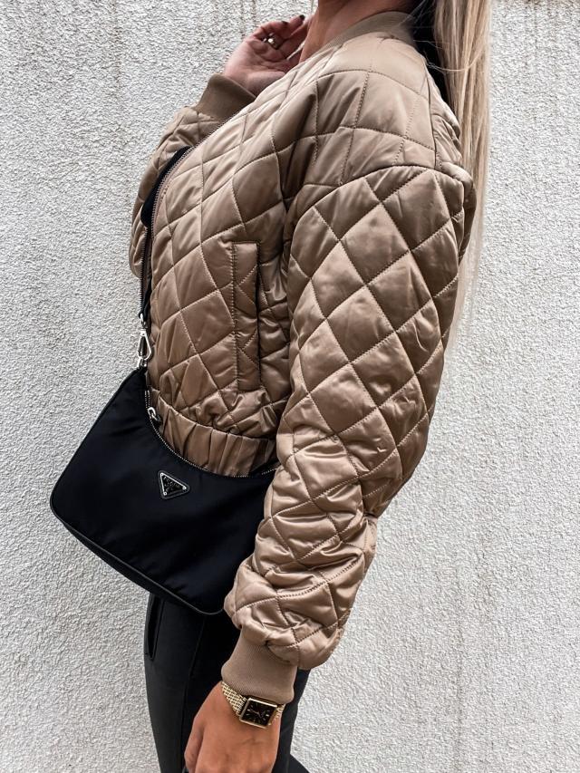 Damen Steppjacke im sportlichen Design mit elastischem Bund Sovae