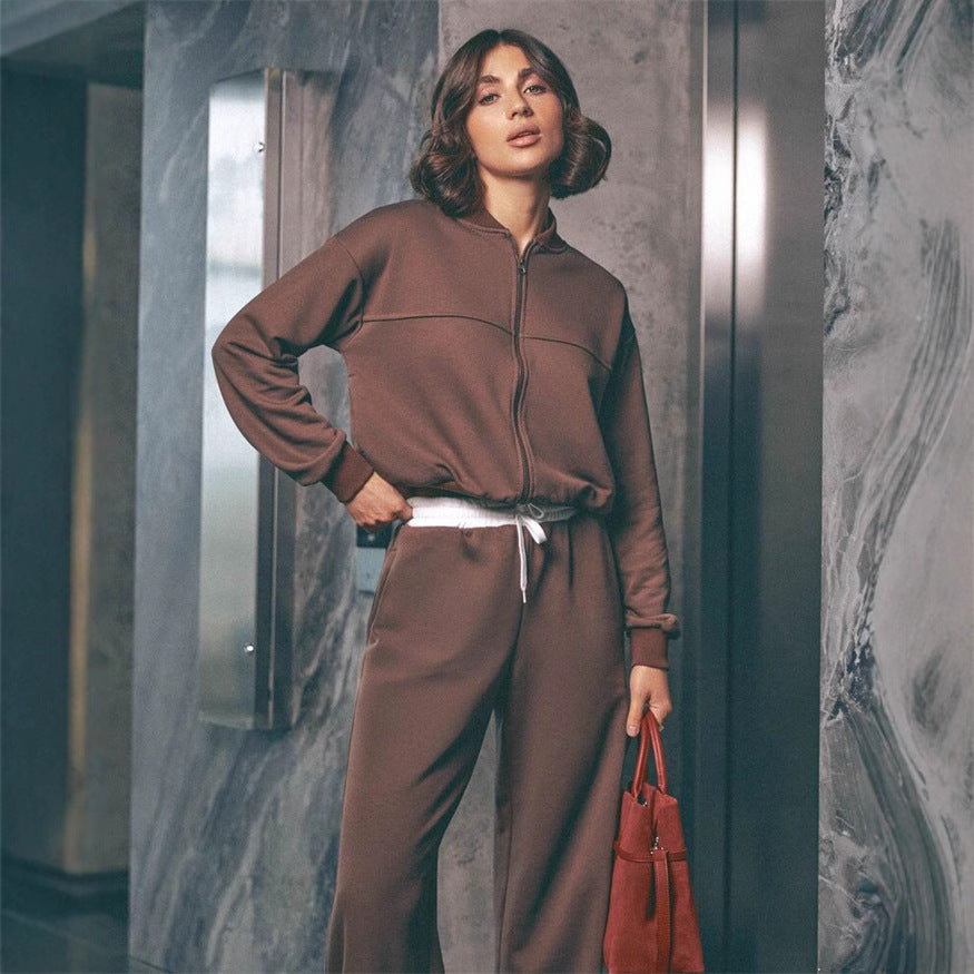 Damen Sportliches Lounge-Set mit weitem Schnitt Sovae