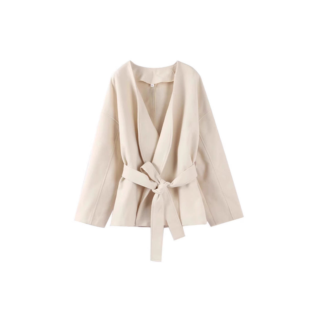 Damen Urbaner Wrap-Jacke Sovae