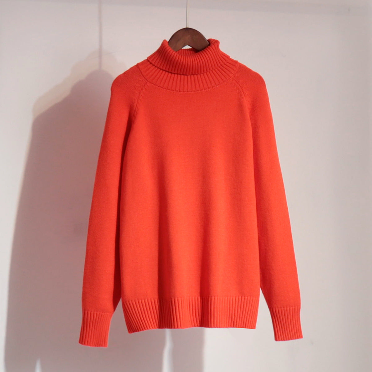 Damen Feinstrickpullover mit hohem Kragen Sovae