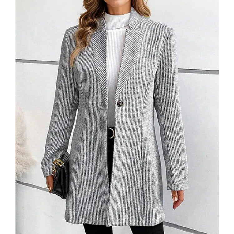 Damen eleganter Blazer mit strukturiertem Design Sovae