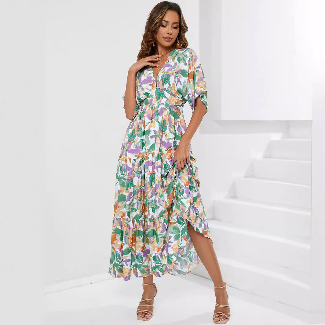 Damen Maxikleid Sovae