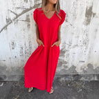 Damen lässiger Jumpsuit mit tierischem Druck und Taschen Sovae