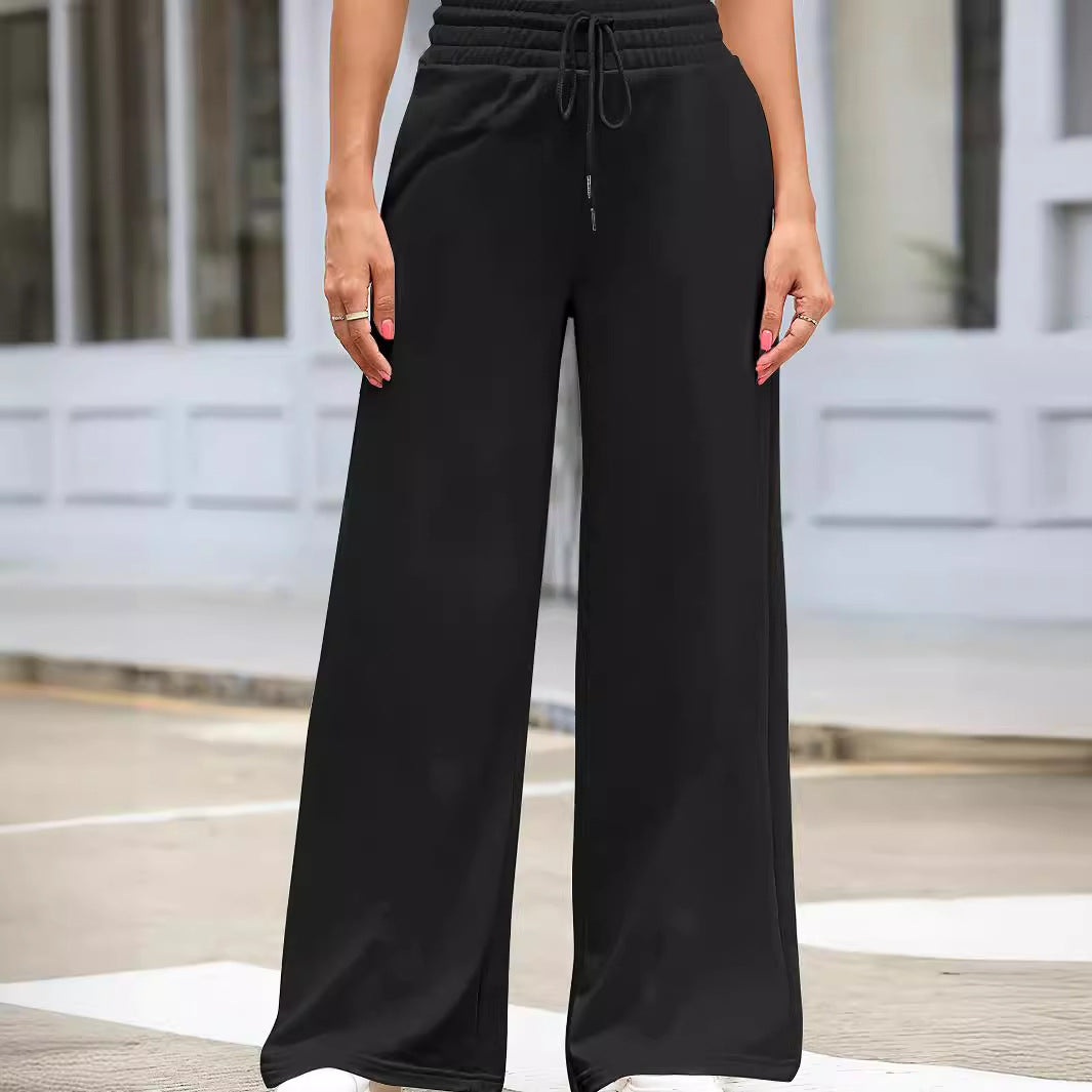 Damen weite Sporthose mit elastischem Bund Sovae