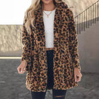 Damen Fleece-Jacke im Tiermuster Sovae