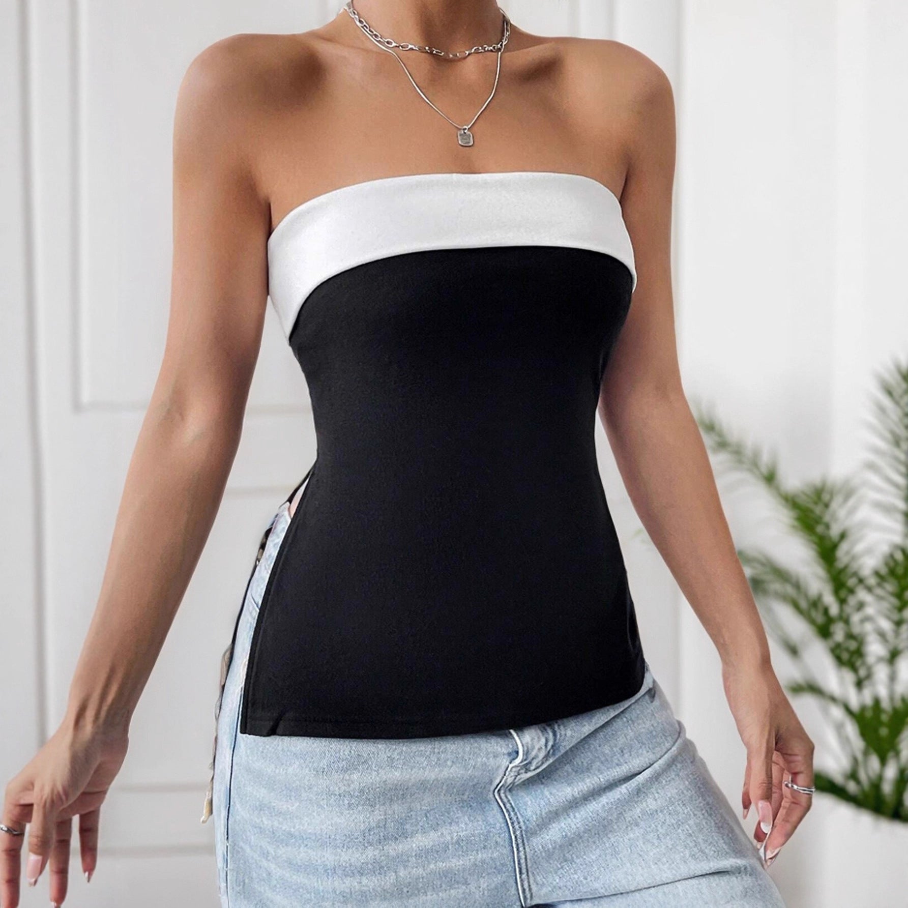 Damen Bandeau-Oberteil Sovae