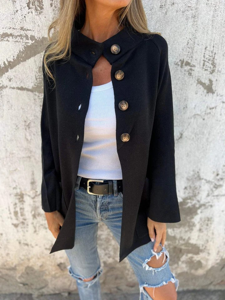 Damen gemütliche und stilvolle Langjacke Sovae
