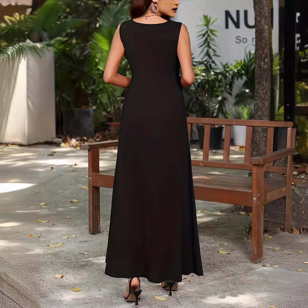 Damen elegantes Maxikleid mit edlem Schnitt Sovae