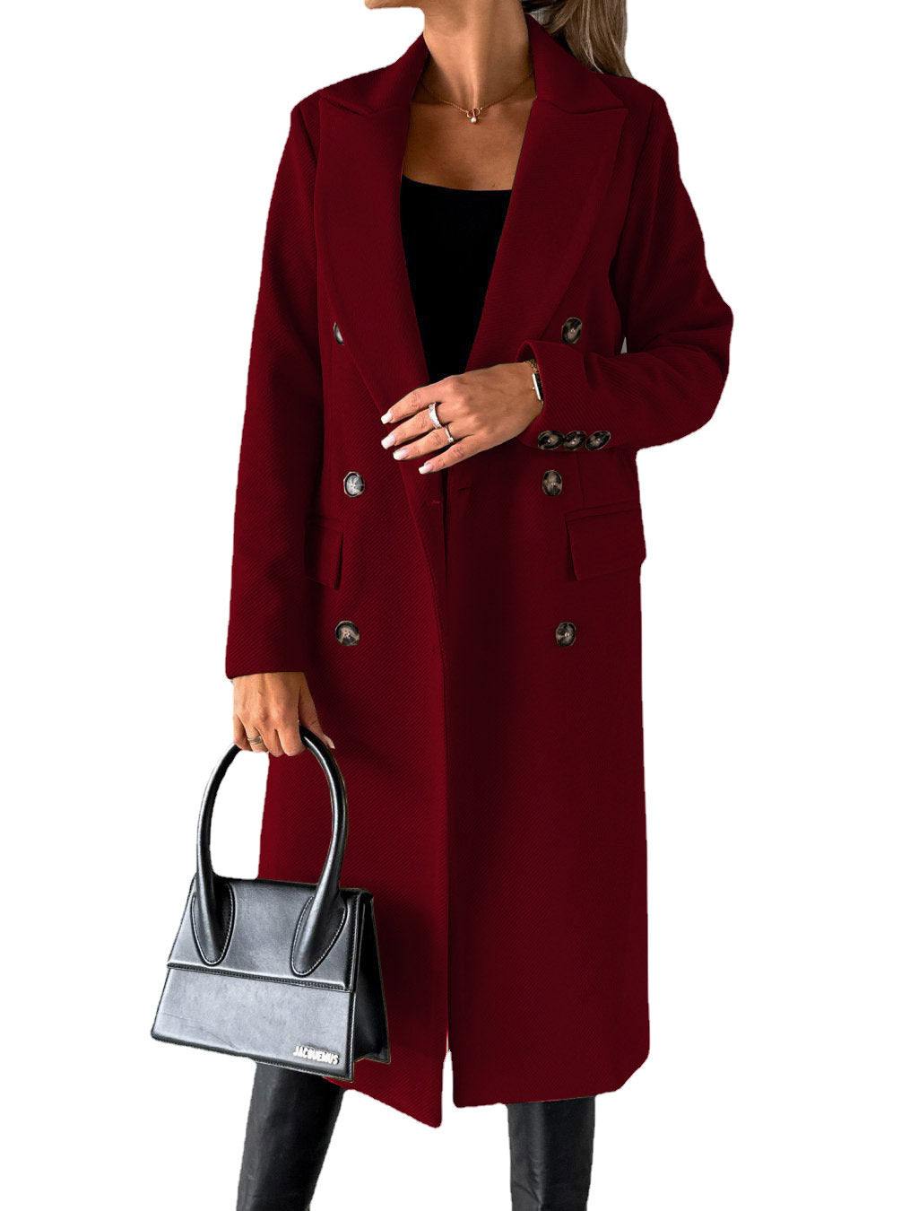 Damen Eleganter und modischer doppelter Blazer Sovae
